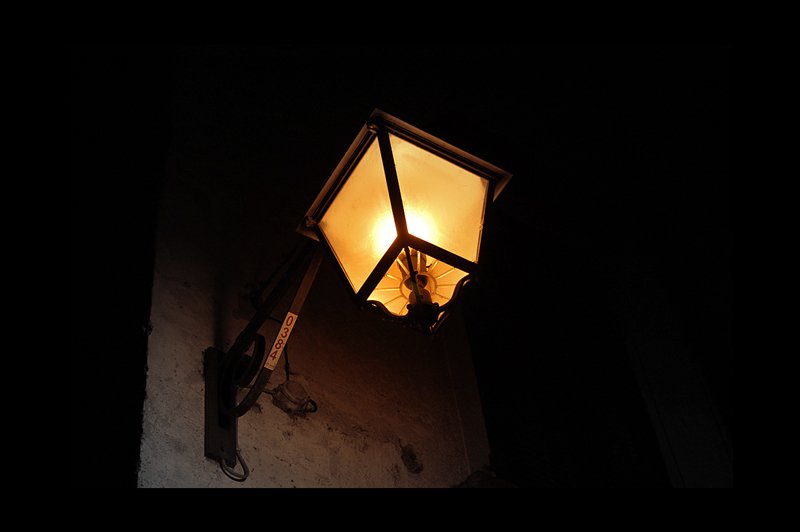 Eine Alte Strassenlampe aus Italien