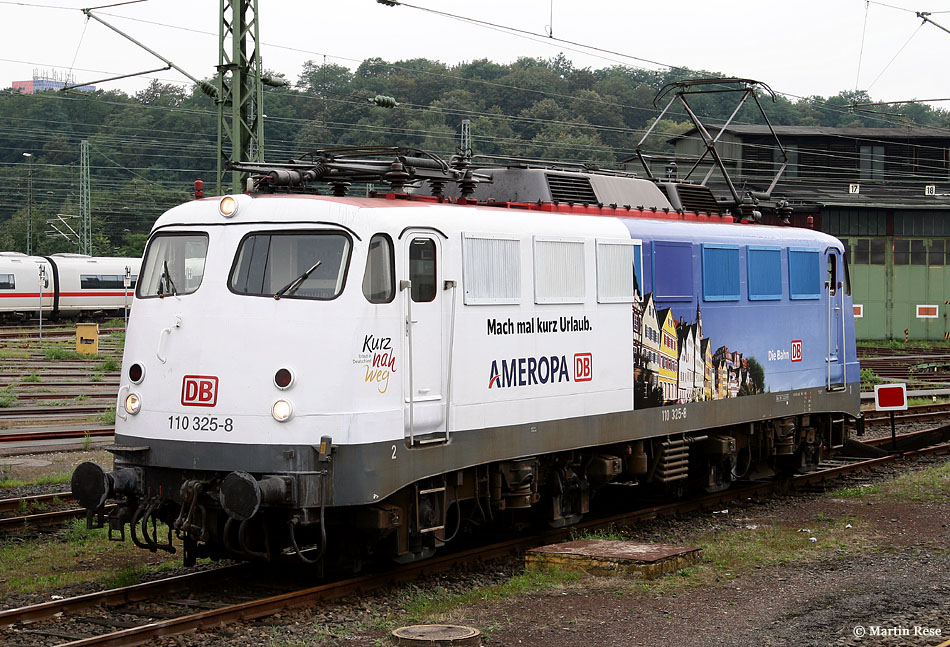 110 325, aufgenommen in K�ln Bbf, am 31.8.2007