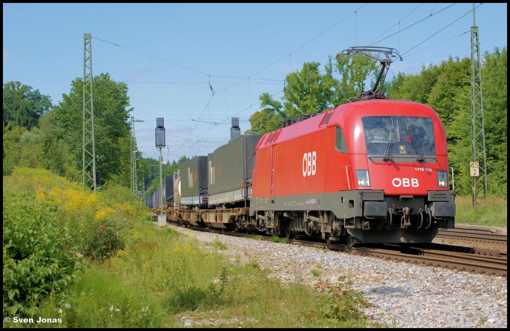 1116 053-0 (�BB) in A�ling am 7.8.2012.