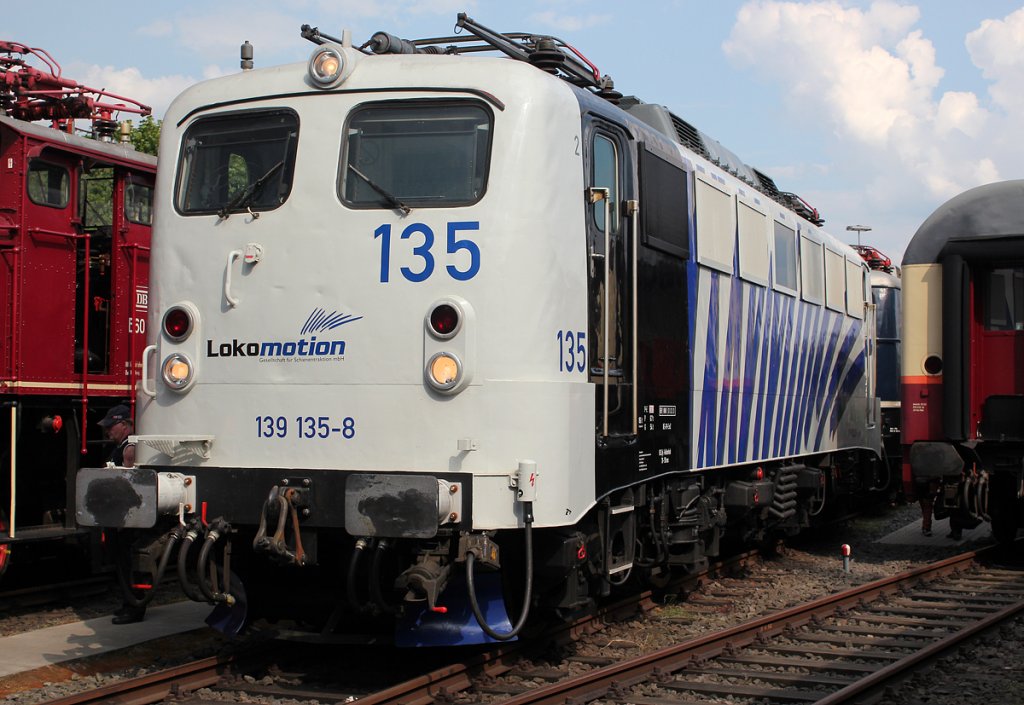 139 135-8  Lokomotion  in Koblenz L�tzel am 08.06.2013