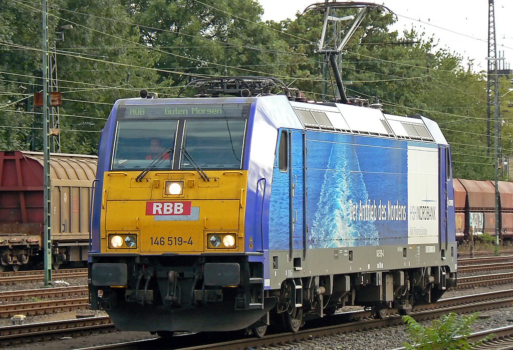 146 519-4 in K�ln West, Sommer 2009