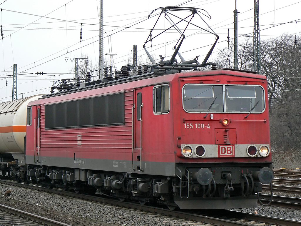 155 108-4 in K�ln West am 21.01.2010
