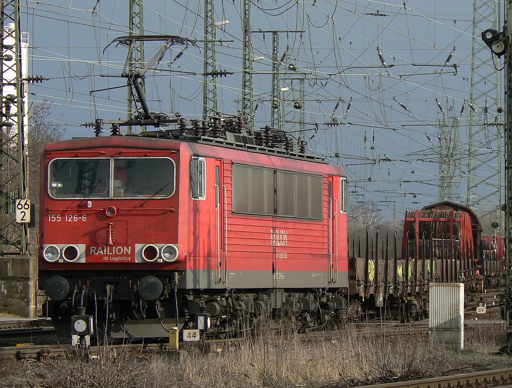 155 126-6 in Gremberg am 2.3.2010