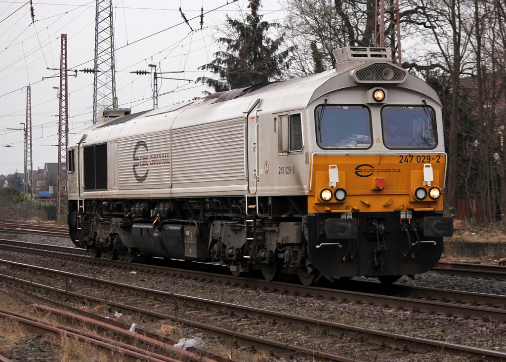 247 029-2 Lz in Ratingen-Lintorf am 07.02.2012