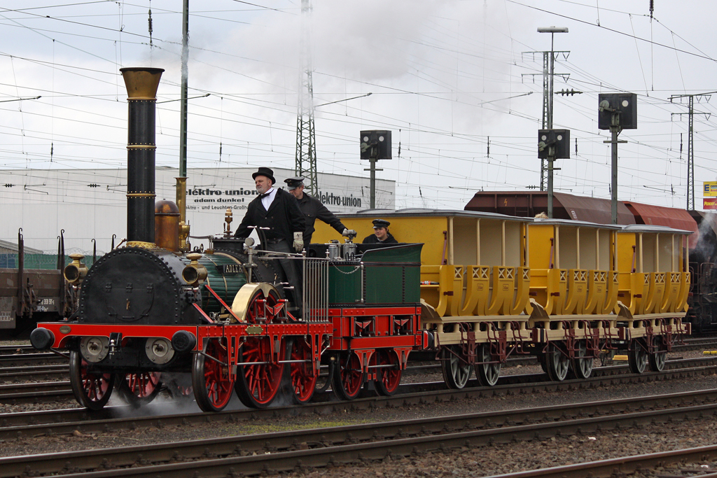 Der Adler bei der Lokparade in Koblenz-L�tzel am 03,04,10