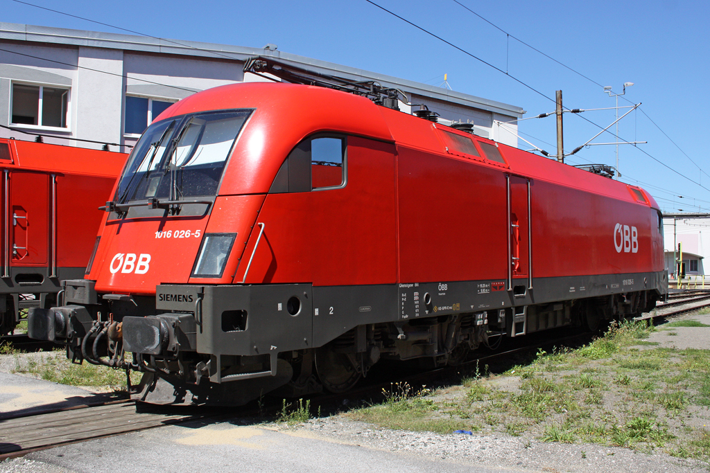 Die 1016 026-5 in Salzburg am 01,08,10