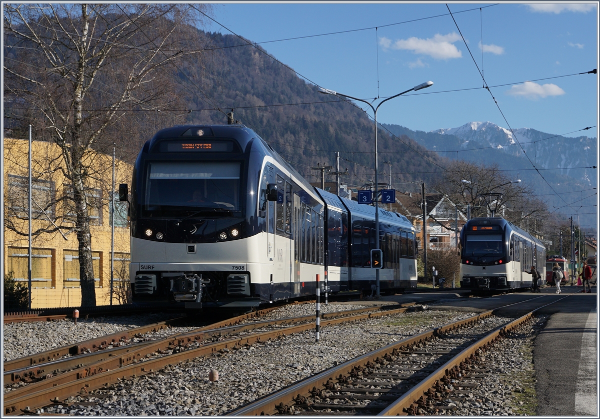 Und bereits ist der ABeh 2/6 mit der Nummer 7508 auf Testfahrt bei der CEV MVR!
Blonay, den 27. Feb. 2017  