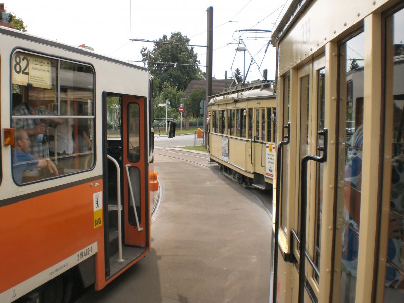 In der Wendeschleife Mahlsdorf, berlin 9. August 2009