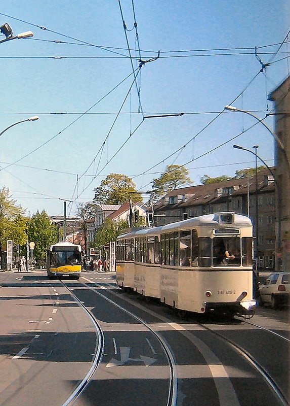 REKO-3-Wagen-Zug unterwegs, 19.4.2009