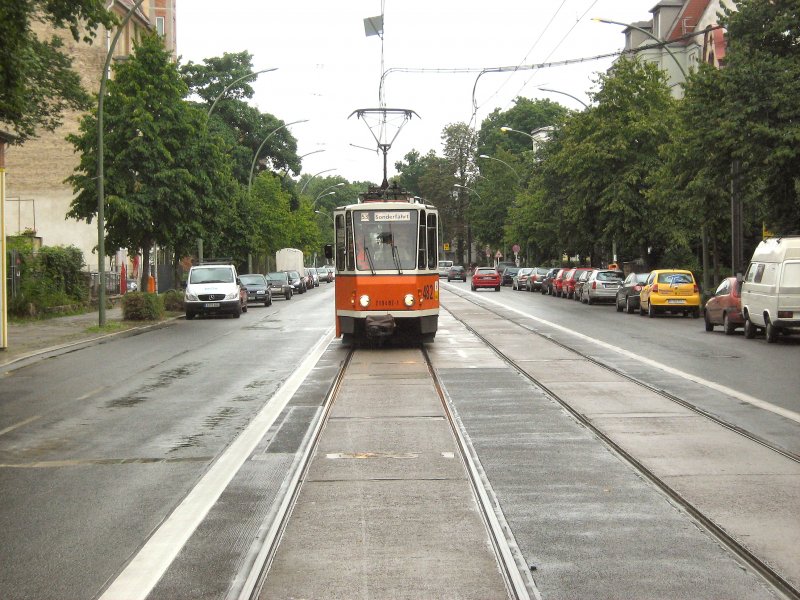 TATRA KT4D - Tw 482 - in Berlin-Mitte w�hrend einer Sonderfahrt Sommer 2008