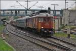 Ae 6/8 der BLS f�hrt mit ihrem Sonderzug nach Altnau.