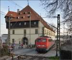 Wahrscheinlich der letzte Planeinsatz von 110 278-4 in die Grenzstadt Konstanz.