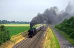 41 360 und V200 116 mit einem Sonderzug nach Gerolstein am 08.06.2014 bei Großbüllesheim.
