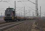 LOCON 217 mit Leerzug hinter Porz Wahn am 25.02.2011