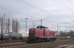 212 381 8 am 22.02.2010 bei der Aufahrt aus dem Bahnhof Neuwied Richtung K�ln   Ich finde die Altroten Frau Hundert´s sch�n ;)    