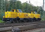 Eine DT BR214 der Leonhard Weiss in Gremberg am 16.09.2010