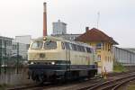 Die 216 224-6 in Frankenberg (Eder) am 23,10,10