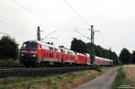 Am 11.9.2010 r�umte die 146 024 mit der RE1 nach Hamm zwischen Langerwehe und D�ren die Fahrleitung ab.