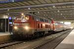 Die 218 445-5 in M�nchen Hbf am 31,07,11