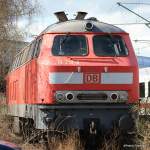 Vor nor garnicht mal alzu langer zeit kam 218 218-6 von Schleswig Holstein an den Main und nun hatte sie im Februar leider Fristablauf.