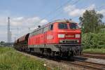 Die 225 001-7 in Niederlahnstein auf dem Weg nach Wetzlar am 26,05,11