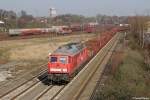 Die 232 230-3 in Duisburg Hochfeld am 13.03.2014