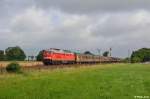 232 469-7 mit dem EZ 47403 (Fredericia - Maschen Rbf) am 21.07.2015 bei Langenhorn(Schlesw.).