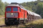 Die 232 241-0 kurz nach der Ausfahrt aus dem Rheinkalk Werk W�lfrath, am 24,08,09