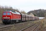 Die 232 117-2 in W�lfrath Flandersbach , am 18,11,09