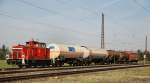 362 400-4, aufgenommen bei einer Rangierfahrt durch Gersthofen, am 24.03.11.