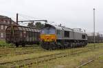 Die RN 266 453-0 in Padborg am 05,08,11