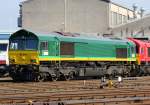 RL001 / 266 031-4 D-CFLCA im BW der HGK in Br�hl Vochem am 01.04.2013