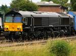 Eine MRCE/DISPO Class 66 in Br�hl Vochem bei der HGK, aufgenommen am 17.06.2010