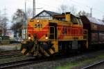MAK G1206 EH541 kam mit einer �bergabe zu den Kalkwerken durch Ratingen Lintorf gedr�hnt.