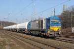 Die DH 754 der HGK in K�ln West am 22,02,11