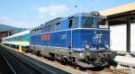Am 02.07.2010 stand im Bahnhof Oberstdorf die 2143.18 der SVG aus Augsburg vor dem ALEX nach M�nchen-