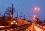 101 060-2 (DB Fernverkehr)  60 Jahre Bundespolizei  in Bonn-Beuel am 24.2.2013.
