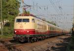 103 184-8 mit TEE Rheingold kurz vor Bonn Hbf.