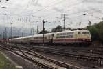 Die 103 184-8 in Koblenz L�tzel am 10,10,11