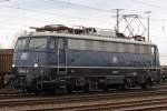 Die 110 348-0 bei der Lokparade in Koblenz-L�tzel am 03,04,10