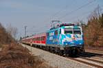 111 017   Maxl   ist als RE unterwegs nach Salzburg.