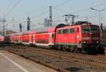 111 079-2 am RE9 in K�ln Messe/Deutz am 01.11.2011