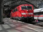 Die 111 009-7 f�hrt nun Richtung Siegen.