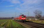 112 157-3 mit dem RE 10716 (Krefeld Hbf - Rheine) am 12.01.2014 bei Kaarst.