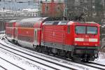 Die 112 134 in Wuppertal Elberfeld am 28,01,10