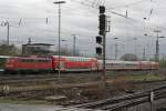 115 278 am 4.4.10 mit SchadPbz in Duisburg Hbf