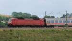 120 149-0, mit gro�em L�tzchen, aufgenommen am 22.01.11, kurz vor Burgau.