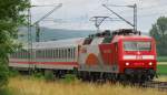 120 112-8, aufgenommen am 07.07.12, bei Treuchtlingen.