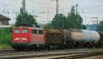 139 309-9, aufgenommen am 19.06.10, bei der Durchfahrt durch Treuchtlingen.