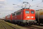 Die 140 002-7 in Oberhausen am 27,03,11